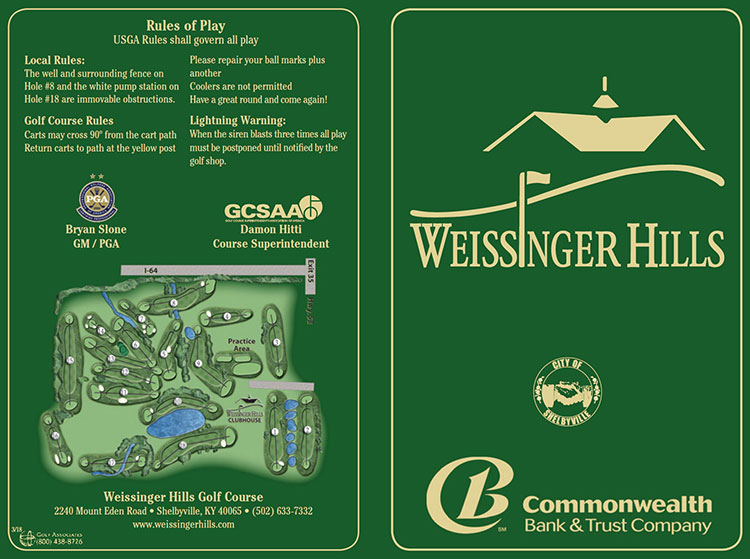Weissinger Hills Golf Course Course Details